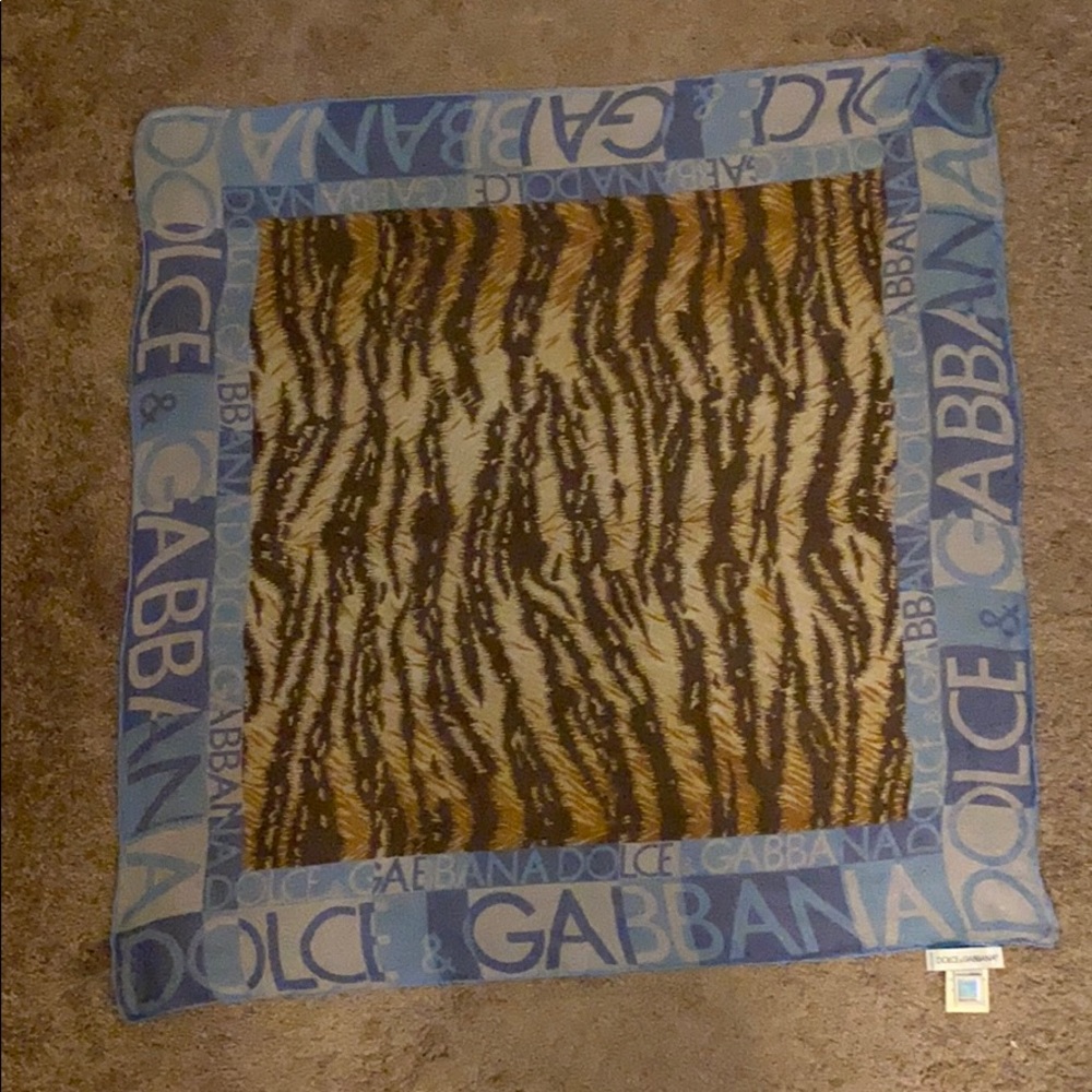 Authentic Dolce & Gabbana Italian Silk Scarf